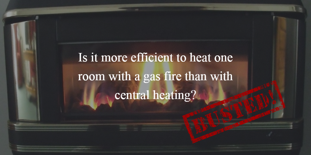 Mythbusting: heating one room with a gas fire vs central heating