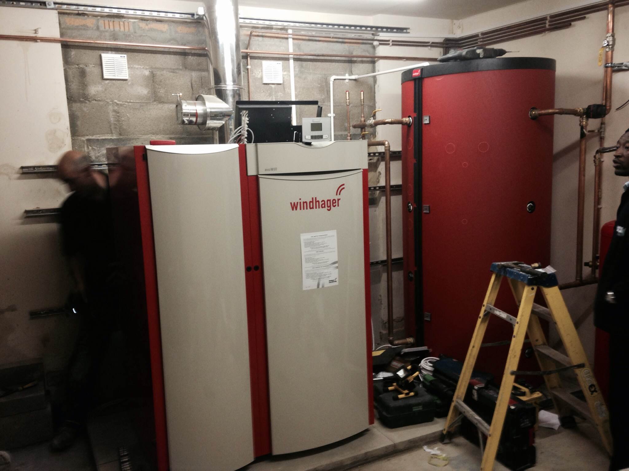 BASI install biomass boiler