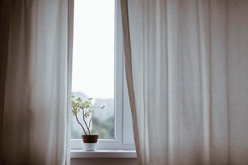 A clean window on a home exterior